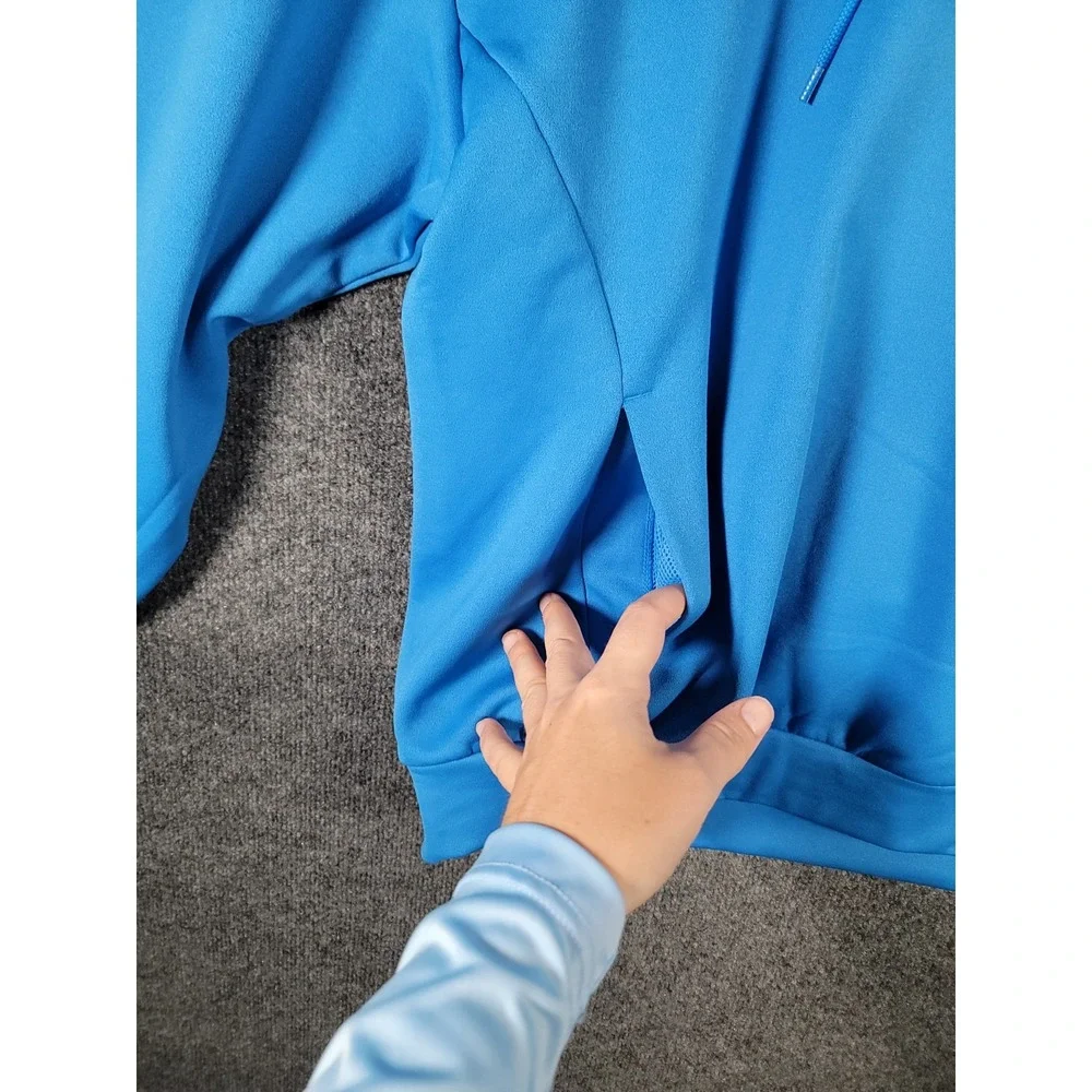 The North Face Horizon Logo Pullover Hoodie Small Mens Blue Sweatshirt NWT $75